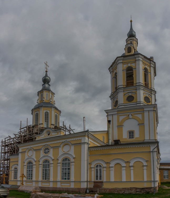 Козельск. Церковь Николая Чудотворца. фасады, Вид с севера