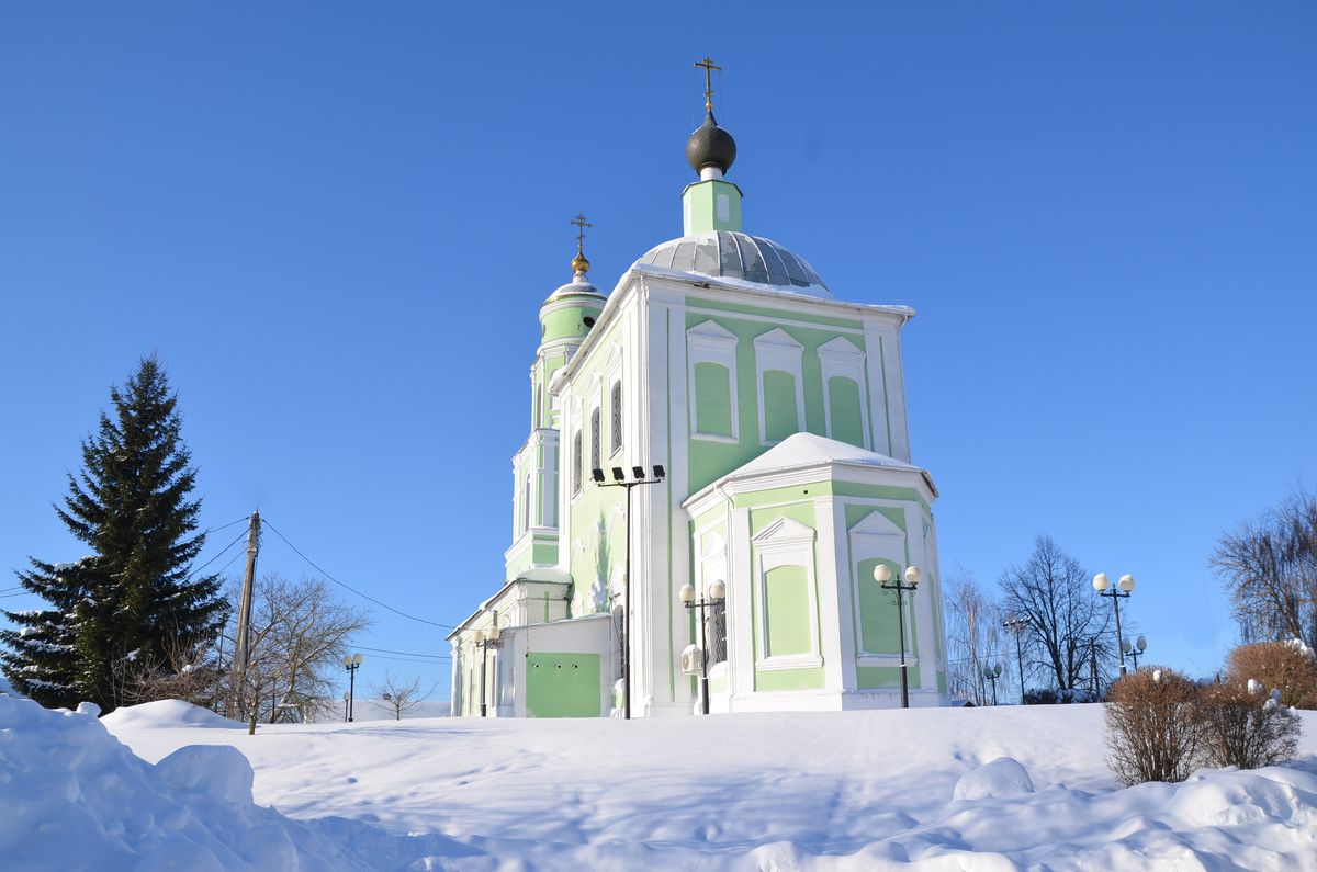 фасады. Церковь Сошествия Святого Духа, Козельск (Козельский район, Калужская область)