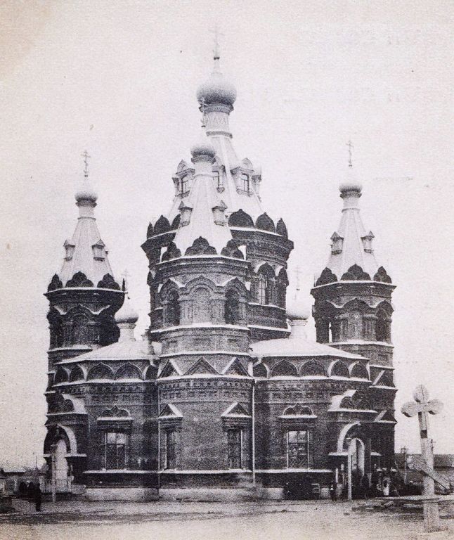 Кафедральный собор Казанской иконы Божией Матери, Волгоград (Волгоград, город, Волгоградская область). архивная фотография, Фотоснимок с фотографии начала ХХ века с сайта: smatrik.ru