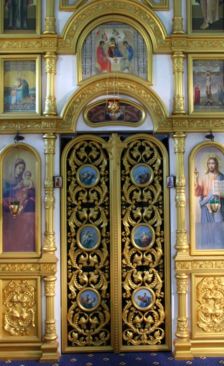Часовня Урюпинской иконы Божией Матери, Волгоград (Волгоград, город, Волгоградская область). интерьер и убранство, Царские врата