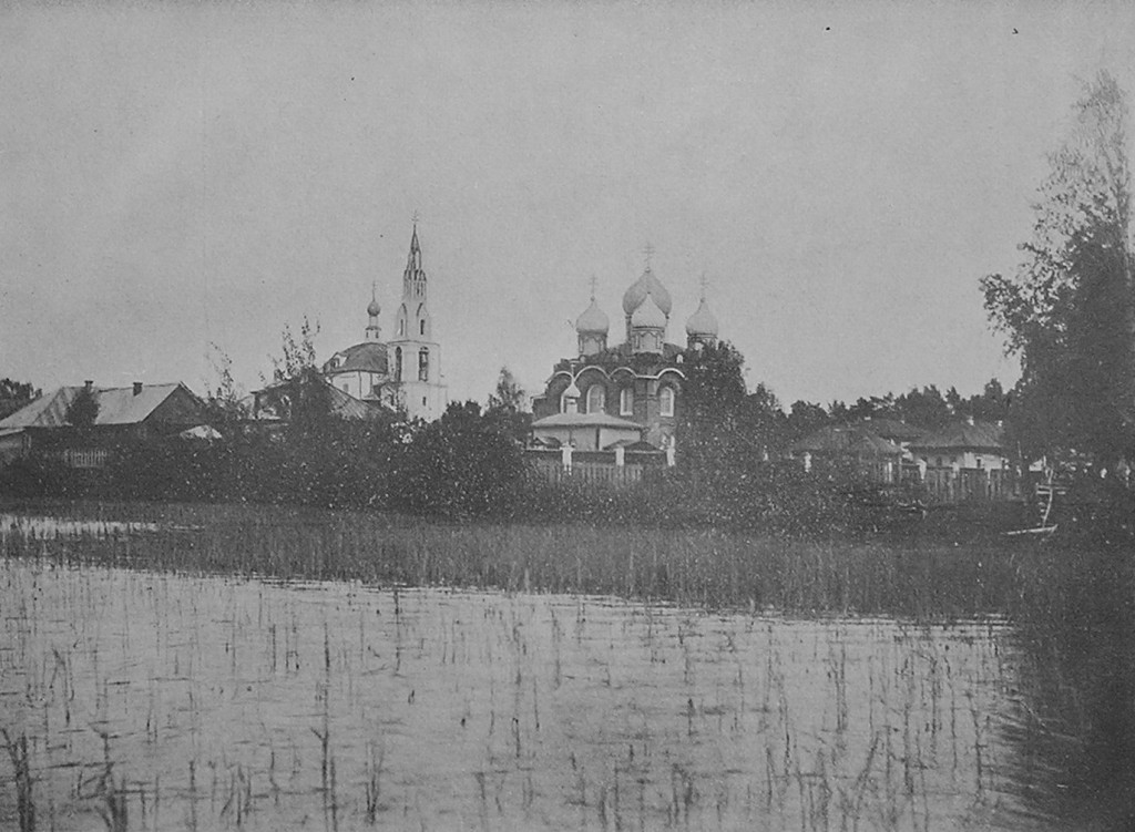 Святоезерская пустынь в начале XX века., архивная фотография. Святоезерская Иверская пустынь, Мугреевский (Южский район, Ивановская область)