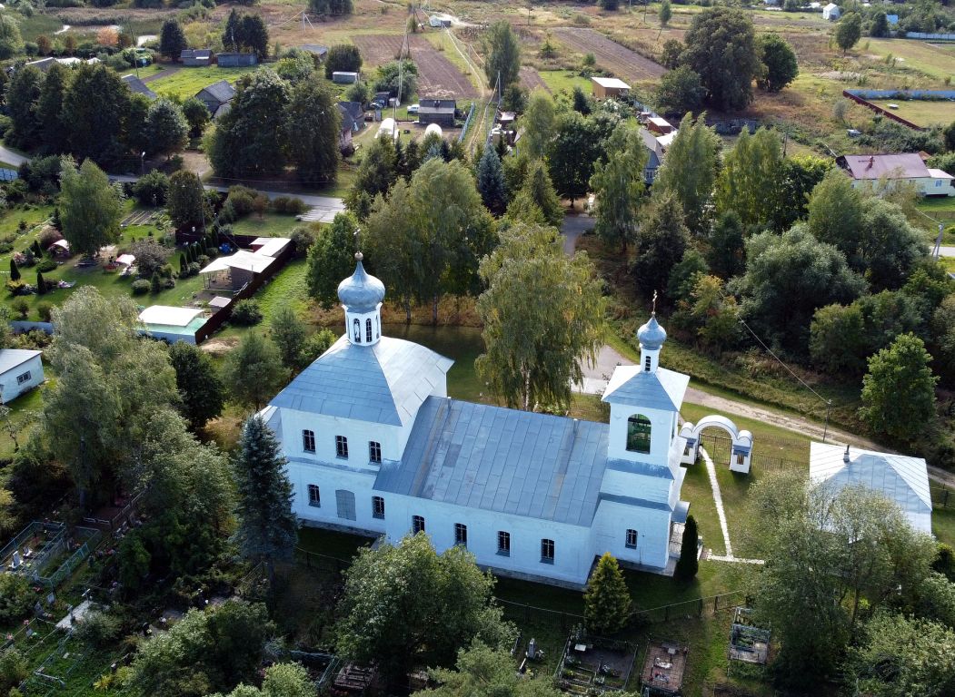Церковь Вознесения Господня, Тархово (Клинский городской округ, Московская область). общий вид в ландшафте