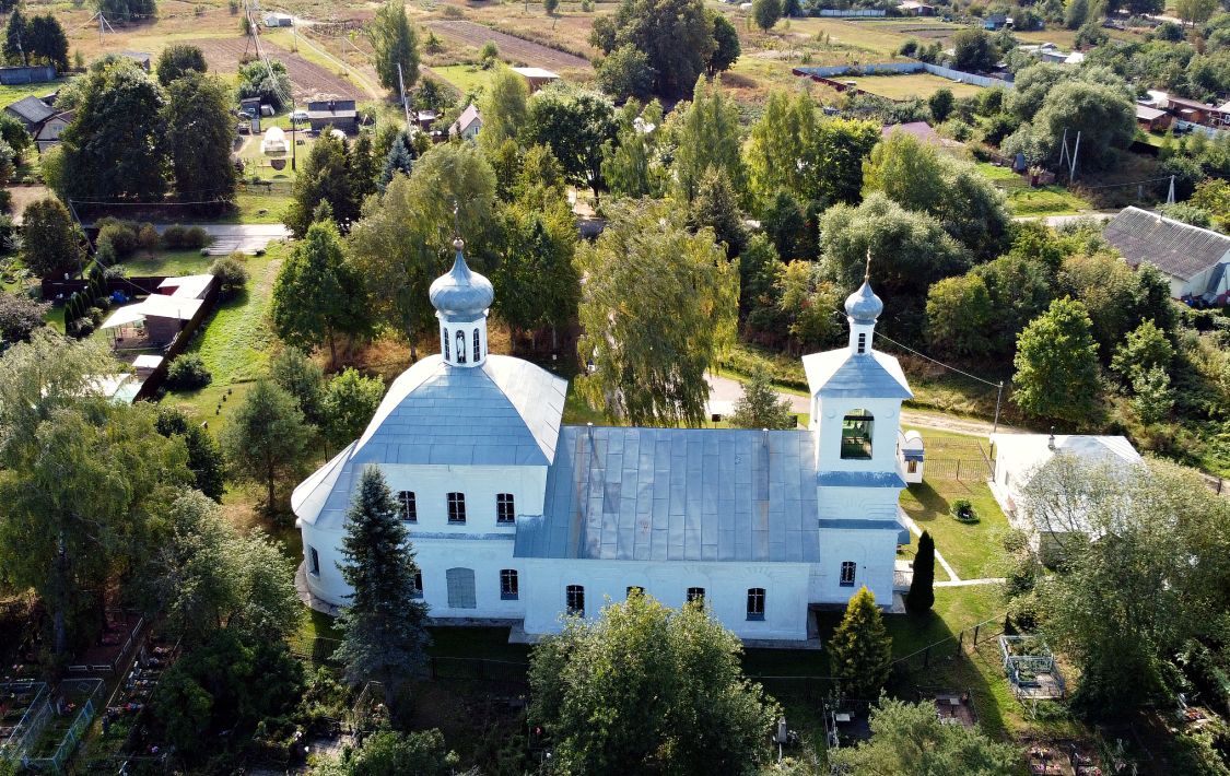 Церковь Вознесения Господня, Тархово (Клинский городской округ, Московская область). общий вид в ландшафте
