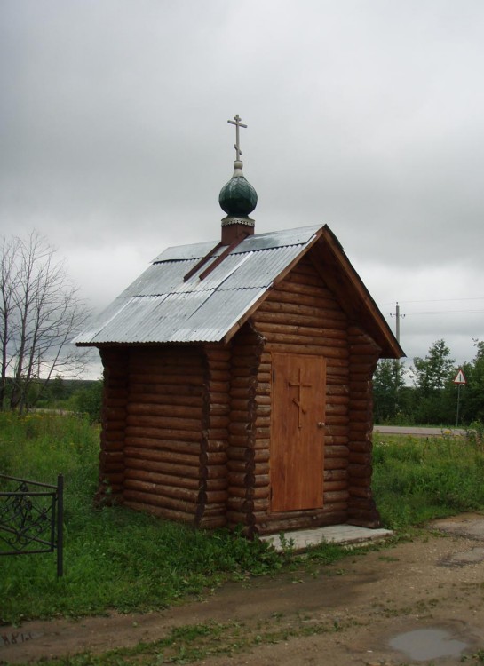 Неизвестная часовня, Спирово (Волоколамский городской округ, Московская область). фасады