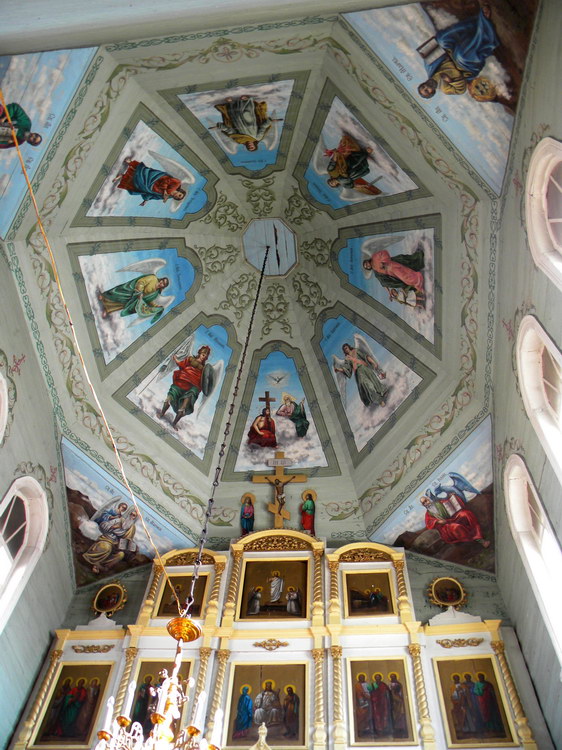 Пироговка. Церковь Михаила Архангела. интерьер и убранство, Роспись