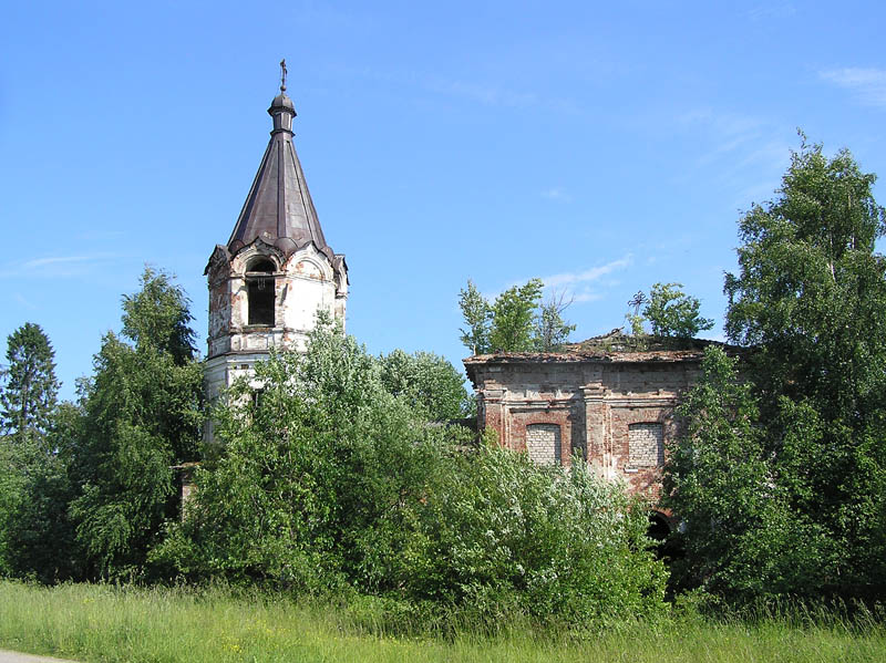 Шустручей (Кипрушино ). Церковь Казанской иконы Божией Матери. фасады