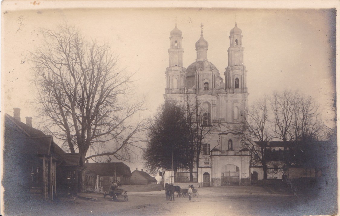 Глубокое. Кафедральный собор Рождества Пресвятой Богородицы. архивная фотография, Частная коллекция. Фото 1917 г.