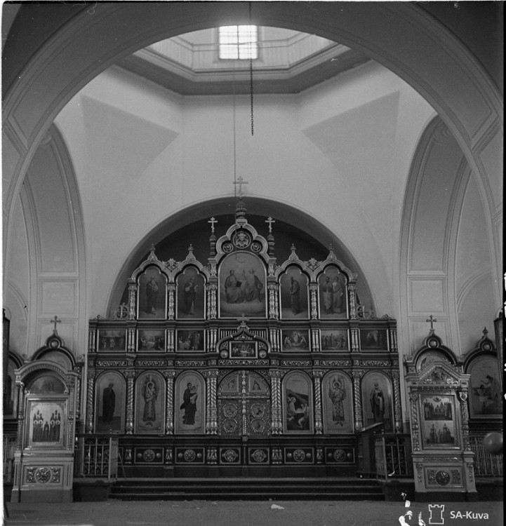 Вехручей. Церковь Рождества Христова. архивная фотография, Фото из Архива финских вооруженных сил SA-kuva