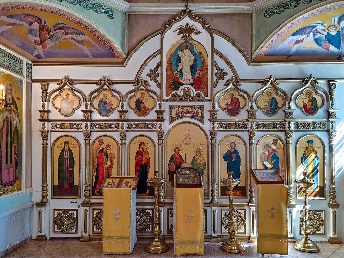 Благовещенский женский монастырь. Часовня Николая Чудотворца, Астрахань (Астрахань, город, Астраханская область). интерьер и убранство