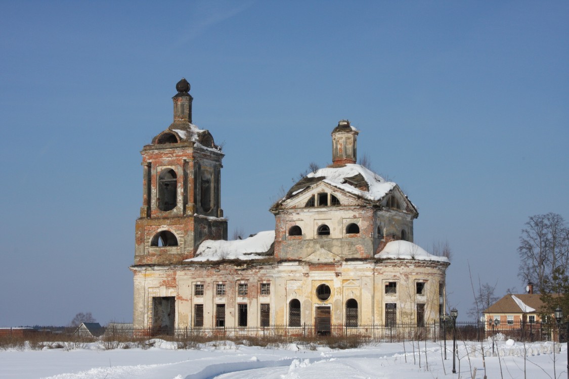 Панюково. Церковь Рождества Пресвятой Богородицы. фасады