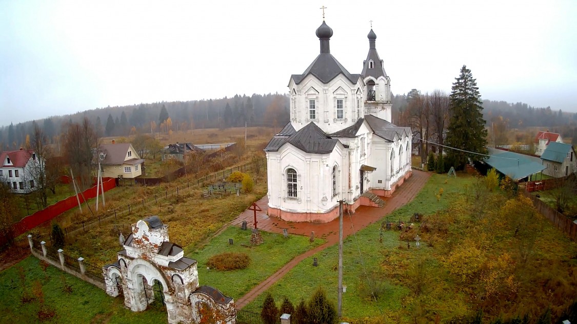 Церковь Николая Чудотворца, Амельфино (Волоколамский городской округ, Московская область). фасады
