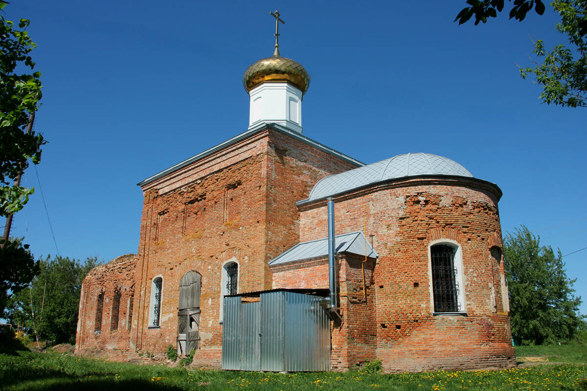 Юдино. Церковь Казанской иконы Божией Матери. фасады