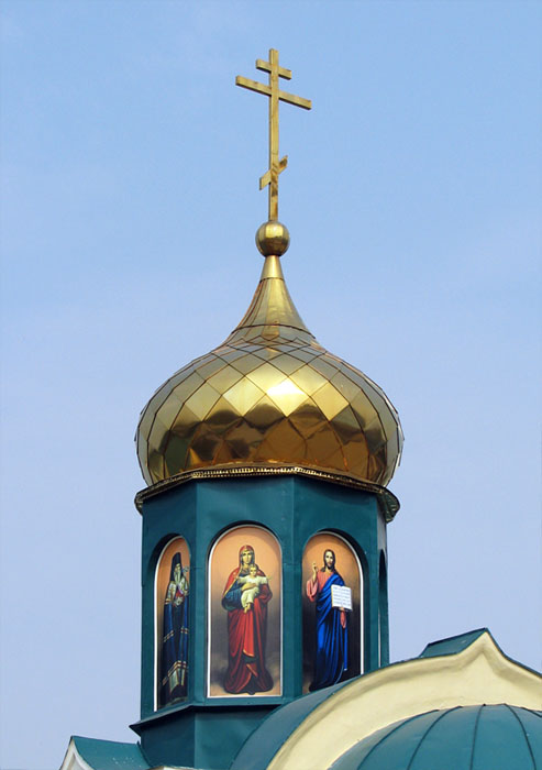Задонский Рождество-Богородицкий мужской монастырь. Церковь Тихона Задонского, Задонск (Задонский район, Липецкая область). архитектурные детали, 	Завершение церкви Тихона Задонского