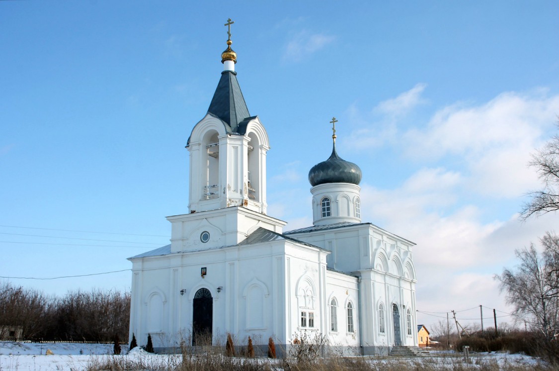 Бутырки. Церковь Михаила Архангела. фасады, вид с юго-западной стороны