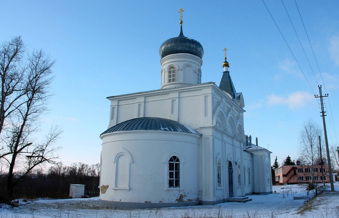Бутырки. Церковь Михаила Архангела. фасады, вид с юго-западной стороны