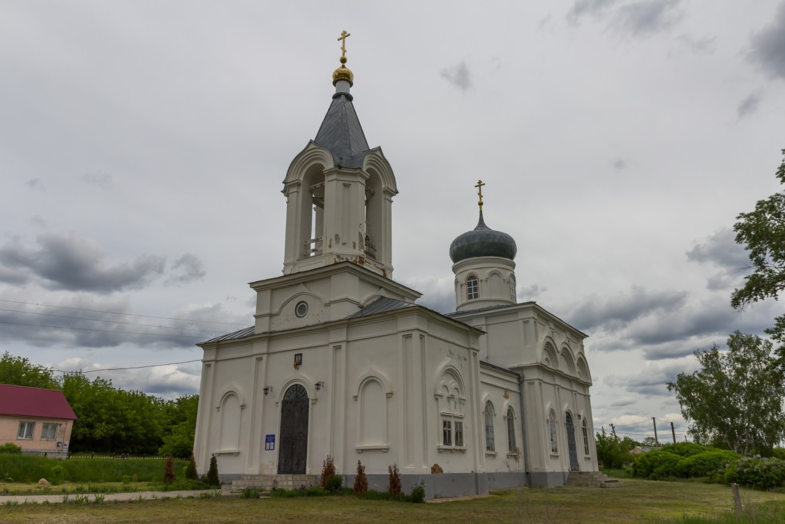 Бутырки. Церковь Михаила Архангела. фасады, Вид с юго-запада