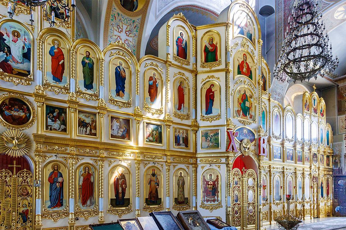 интерьер и убранство. Знаменский монастырь. Собор иконы Божией Матери "Знамение" (новый), Елец (Елецкий район и г. Елец, Липецкая область)