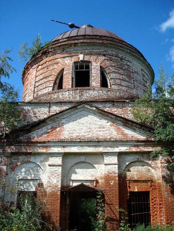 Церковь Феодоровской иконы Божией Матери, Лукьяново (Малоярославецкий район, Калужская область). документальные фотографии