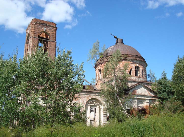 Церковь Феодоровской иконы Божией Матери, Лукьяново (Малоярославецкий район, Калужская область). документальные фотографии