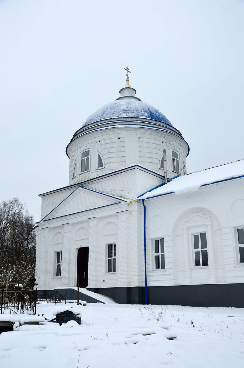 Церковь Феодоровской иконы Божией Матери, Лукьяново (Малоярославецкий район, Калужская область). архитектурные детали