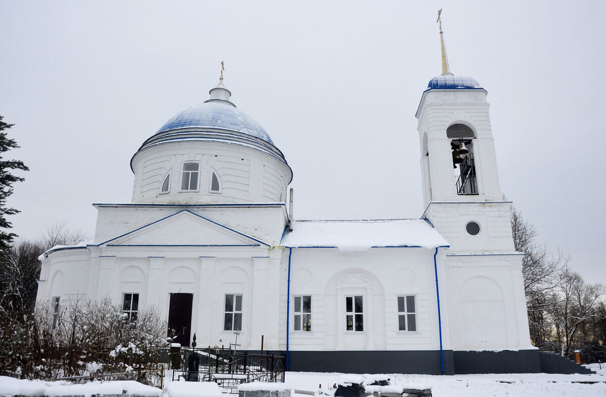 Церковь Феодоровской иконы Божией Матери, Лукьяново (Малоярославецкий район, Калужская область). фасады