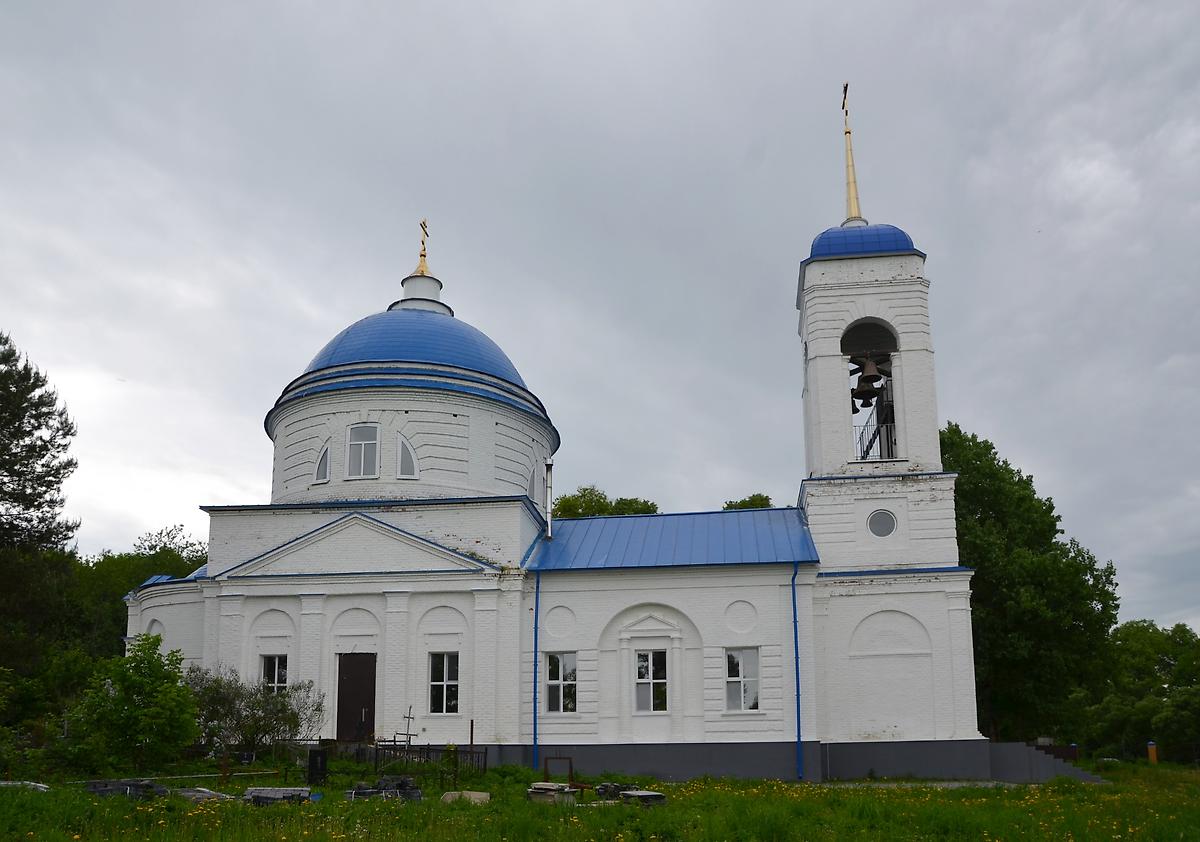 фасады. Церковь Феодоровской иконы Божией Матери, Лукьяново (Малоярославецкий район, Калужская область)