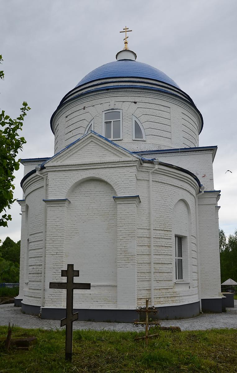 фасады. Церковь Феодоровской иконы Божией Матери, Лукьяново (Малоярославецкий район, Калужская область)