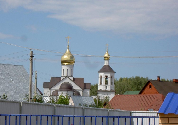 Церковь Иоанна Предтечи, Горки 8 (Одинцовский городской округ и ЗАТО Власиха, Краснознаменск, Московская область). общий вид в ландшафте