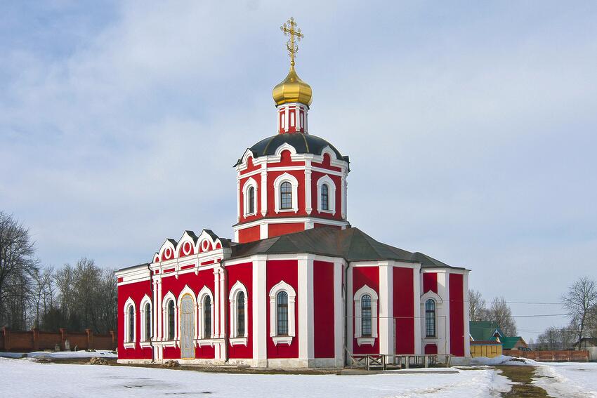 Сумароково. Церковь Собора Иоанна Предтечи. фасады, вид с юго-востока