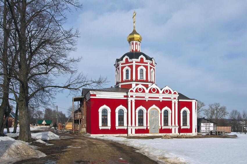 Сумароково. Церковь Собора Иоанна Предтечи. фасады, вид с юга