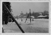 Церковь Рождества Пресвятой Богородицы, Единственное фото храма с целой оградой. Фото 1941 г. с аукциона e-bay.de<br>, Поречье, Можайский городской округ, Московская область
