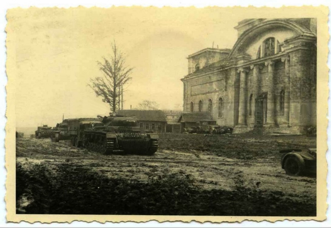 Болычево. Церковь Троицы Живоначальной. архивная фотография, Фото 1941 г. с аукциона e-bay.de