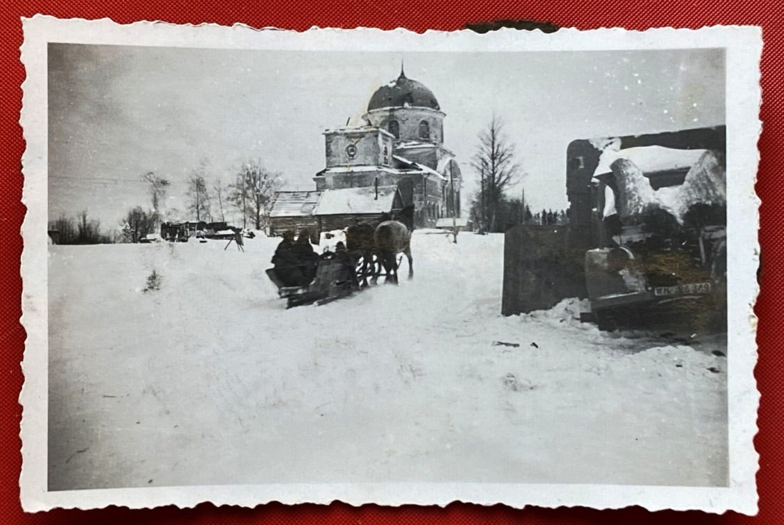 Болычево. Церковь Троицы Живоначальной. архивная фотография, Фото 1941 г. с аукциона e-bay.de