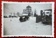 Церковь Троицы Живоначальной, Фото 1941 г. с аукциона e-bay.de<br>, Болычево, Волоколамский городской округ, Московская область