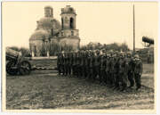 Церковь Николая Чудотворца, Фото 1941 г. с аукциона e-bay.de<br>, Карачарово, Волоколамский городской округ, Московская область
