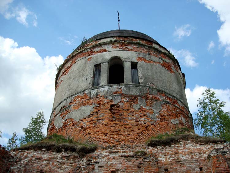 Церковь Казанской иконы Божией Матери, Дунино (Медынский район, Калужская область). архитектурные детали, Ротонда