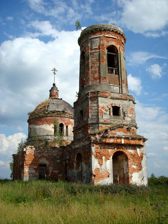 Церковь Казанской иконы Божией Матери, Дунино (Медынский район, Калужская область). фасады