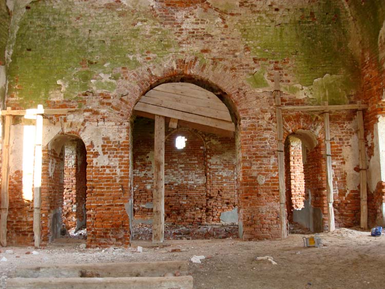 Церковь Казанской иконы Божией Матери, Дунино (Медынский район, Калужская область). интерьер и убранство