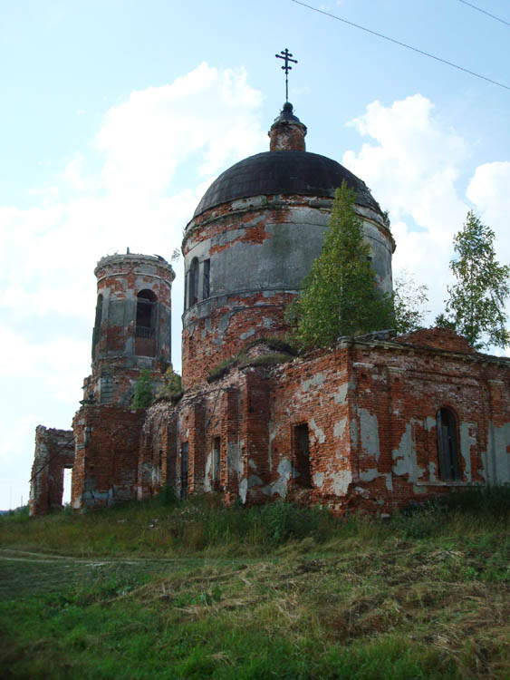 Церковь Казанской иконы Божией Матери, Дунино (Медынский район, Калужская область). фасады