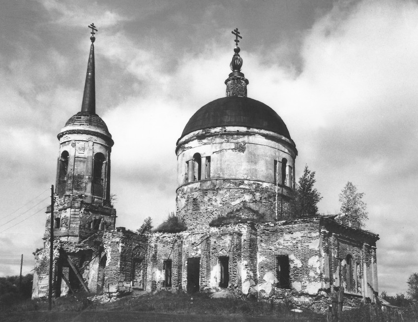 Церковь Казанской иконы Божией Матери, Дунино (Медынский район, Калужская область). фасады