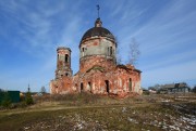 Церковь Казанской иконы Божией Матери, Общий вид с юго-востока<br>, Дунино, Медынский район, Калужская область