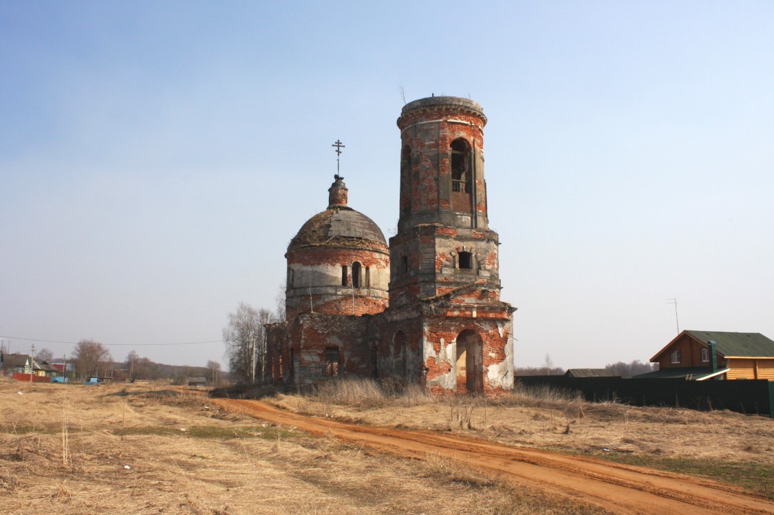 Церковь Казанской иконы Божией Матери, Дунино (Медынский район, Калужская область). фасады
