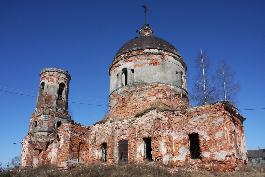 Церковь Казанской иконы Божией Матери, Дунино (Медынский район, Калужская область). фасады