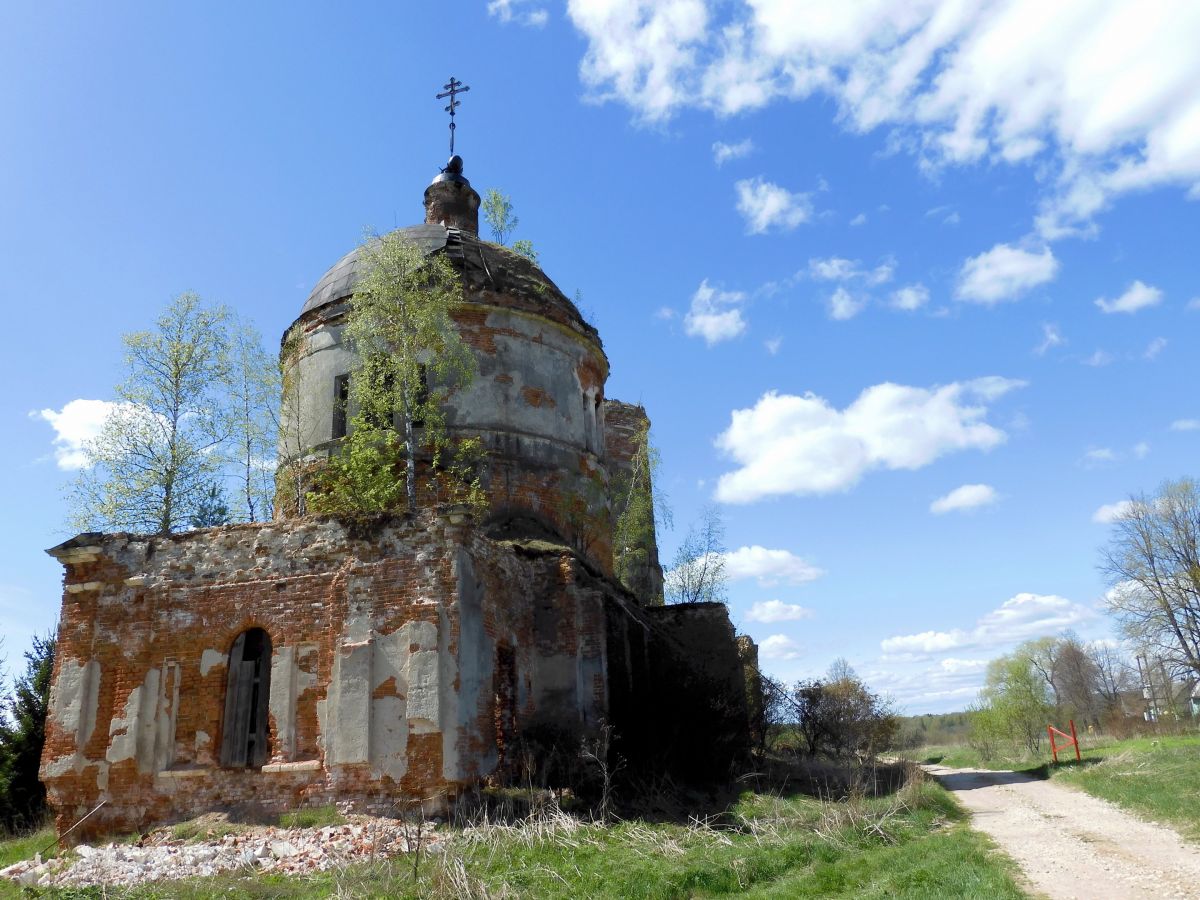 Церковь Казанской иконы Божией Матери, Дунино (Медынский район, Калужская область). фасады