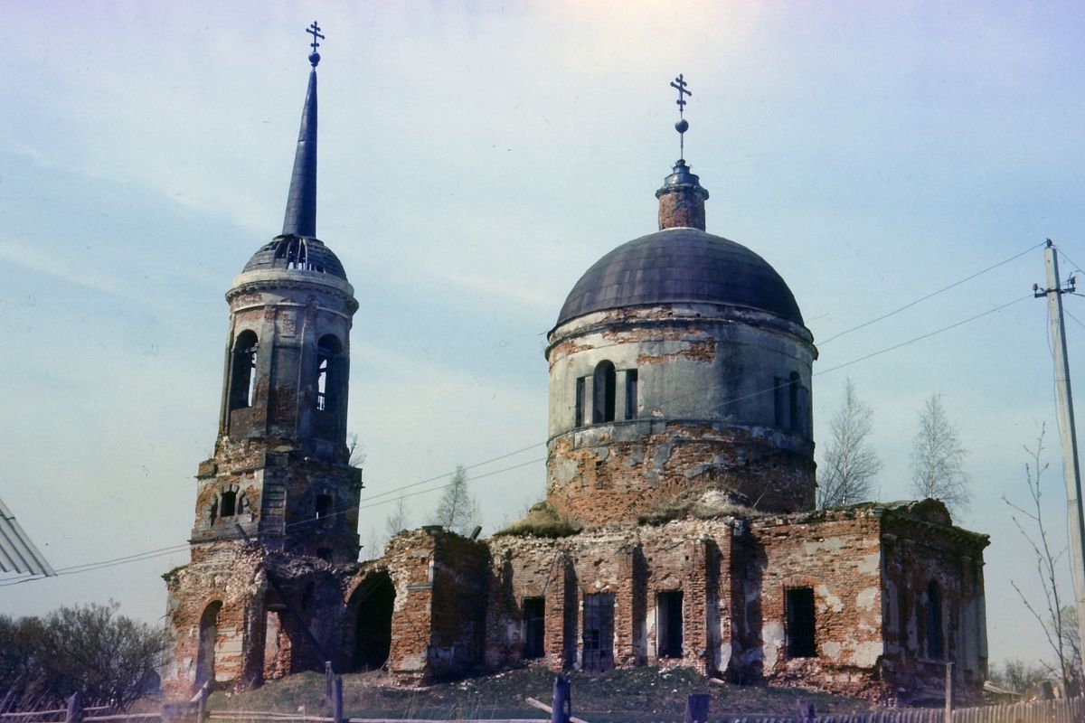 Церковь Казанской иконы Божией Матери, Дунино (Медынский район, Калужская область). фасады