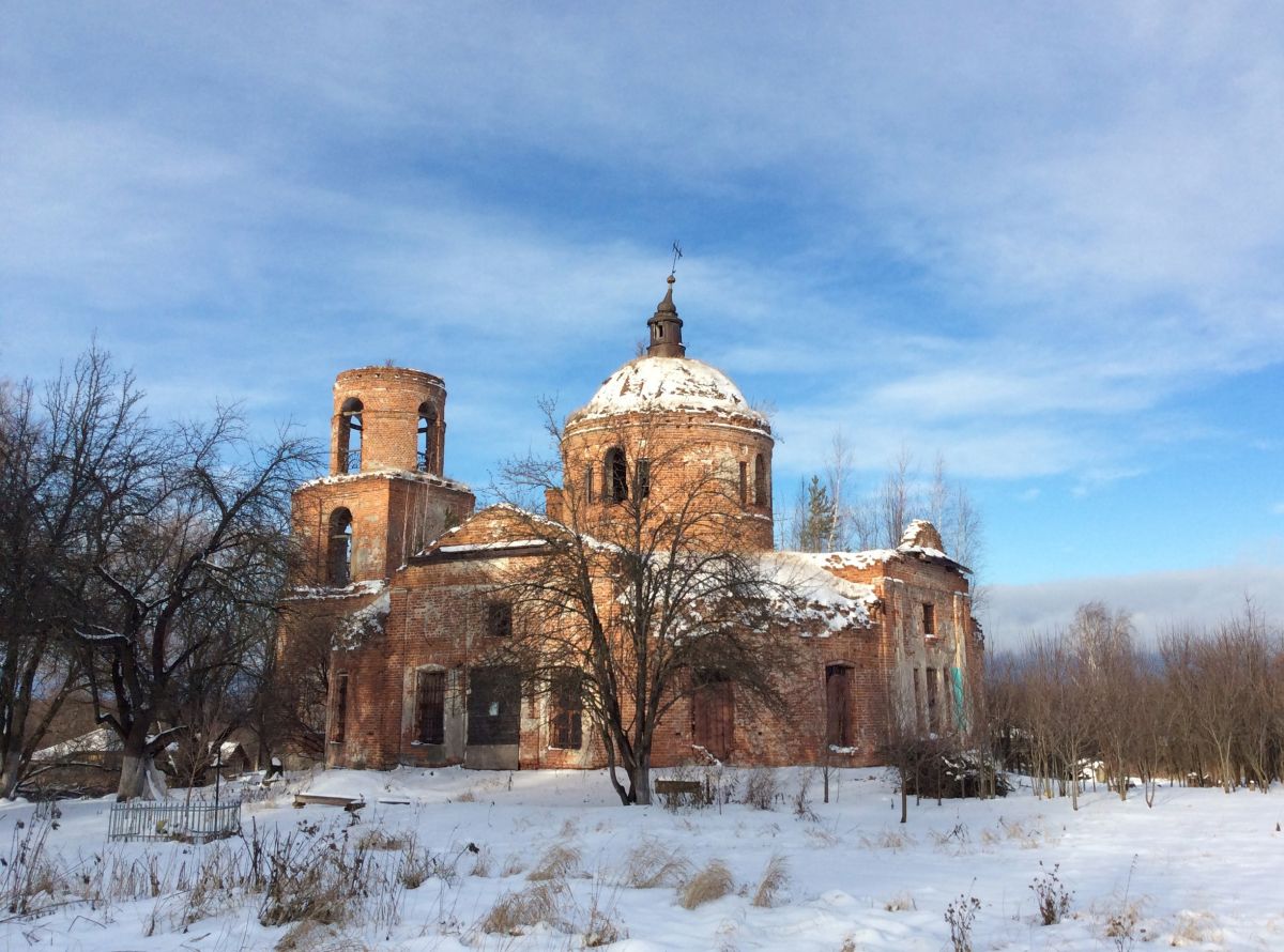 Церковь Рождества Пресвятой Богородицы, Гостешево (Жуковский район, Калужская область). фасады