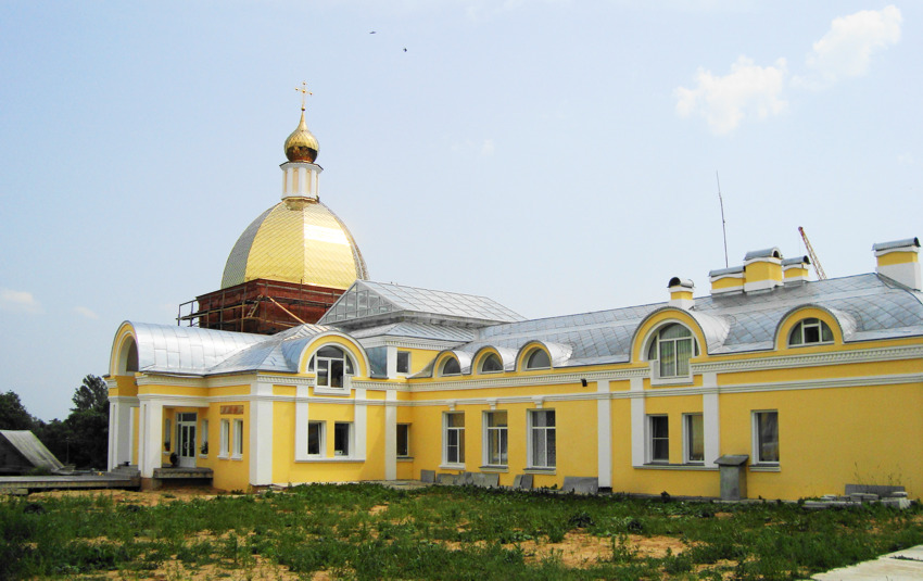 Клыково. Спаса Нерукотворного Пустынь. Церковь Кукши Печерского. фасады