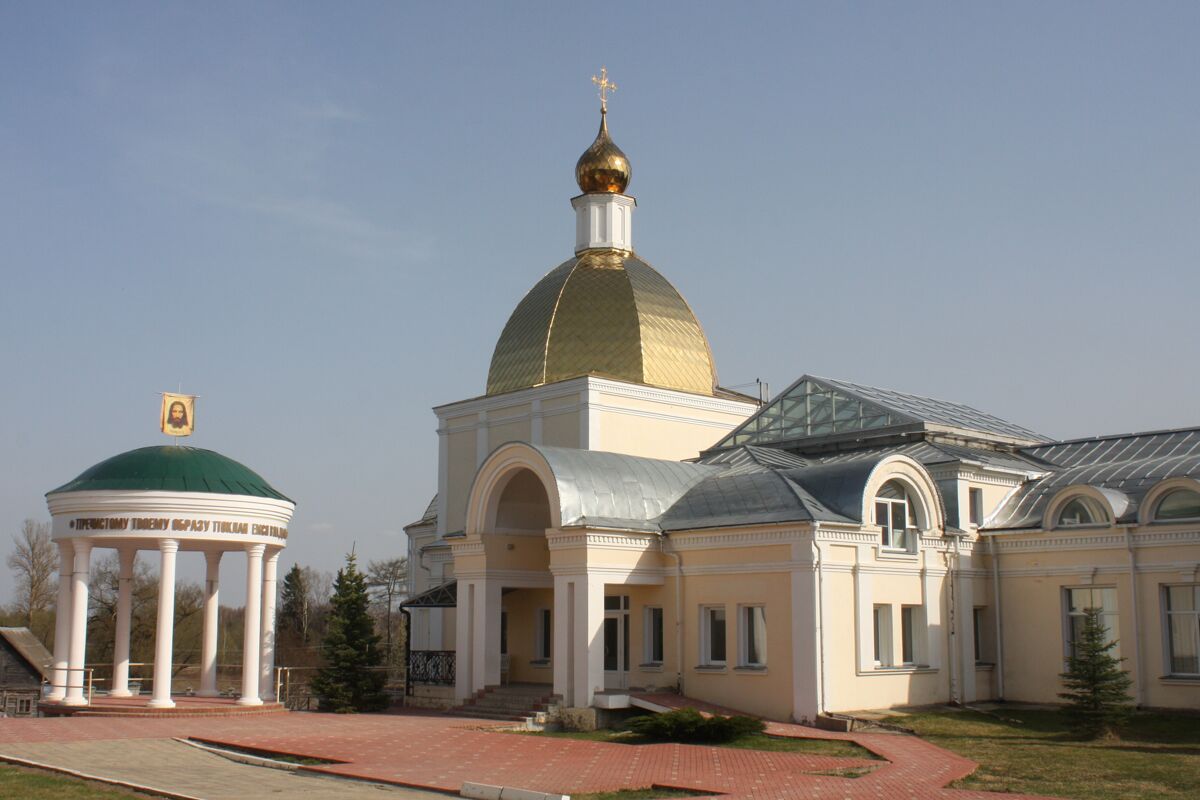 Спаса Нерукотворного Пустынь. Церковь Кукши Печерского, Клыково (Козельский район, Калужская область). архитектурные детали
