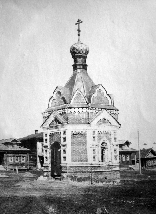 Часовня Александра Невского, Палех (Палехский район, Ивановская область). архивная фотография, Фотография размещена на сайте 23 (Палехского) благочиния Иваново-Вознесенской митрополии