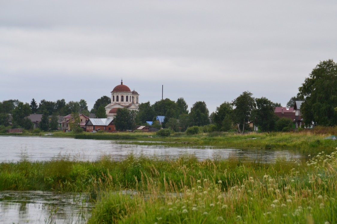Церковь Зосимы и Савватия, Каргополь (Каргопольский район, Архангельская область). общий вид в ландшафте